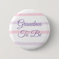 Grandma to be Baby Shower button