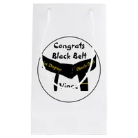 Martial Arts 1st Degree Black Belt Congratulations Small Gift Bag