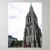 ChristChurch Cathedral, New Zealand Poster