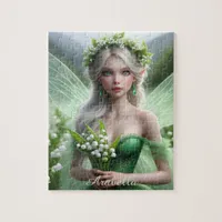 Beautiful May Fairy in Lilies of the Valley Jigsaw Puzzle