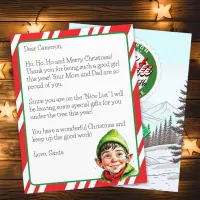 Personalized Letter from Santa Claus for Children