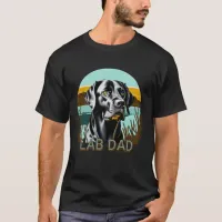 Black Labrador Retriever | Lab Dad T-Shirt