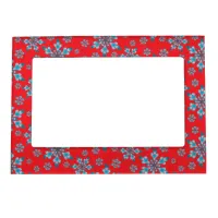 Snowflakes Pattern Magnetic Frame