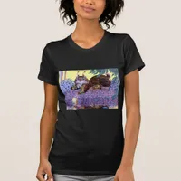 Alien Kitty Ladies Dark T-Shirt