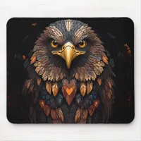 Majestic eagle Key Ring Mouse Pad