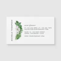 Tropical Greenery Foliage Business Card