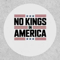 No Kings In America USA Creative Style Patch
