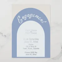 Minimalist Engagement Foil Invitation