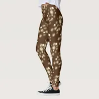 Leggings - Bubbles in Brown