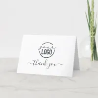 Add Your Logo Simple Business Thank You Card