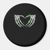 Skeleton Hand Heart Sign Costume Halloween Magnet