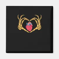 Skeleton Hand Heart Anatomy Cardiac Cvicu Nurse Ha Magnet