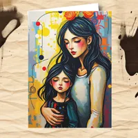 Mom and Daughter | Mother's Day Card