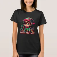 Not Very Merry Christmas Elf T-Shirt