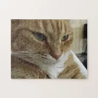 Orange Tabby Cat Jigsaw Puzzle