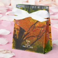 Autumn Leaves Wedding Tent Box