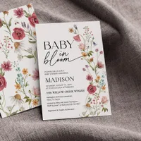 Baby in Bloom | baby Shower Invitation