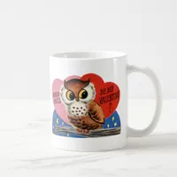 Vintage Owl Valentine Coffee Mug