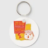 Trumpkin Pumpkin Funny Halloween Quote Keychain