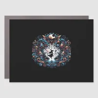 Whimsigoth Witch Within A Classic Car Magnet