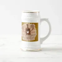 I'm rootin for you! beer stein