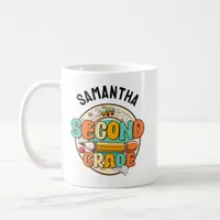 Second Grade – Cute Back to School Supplies Notebo Coffee Mug