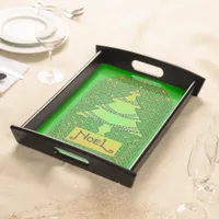 Celtic Christmas Tree Serving Tray