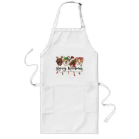 Merry Woofmas Typography Apron