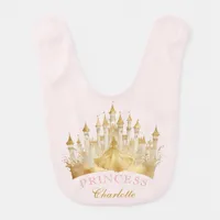 Cute Princess Baby Bib - Personalized Baby Gift
