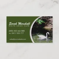 White Swan Green Garden Business Card