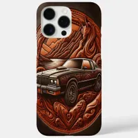 Dreamy Mountain Drive with Muscle Car iPhone 16 Pro Max Case