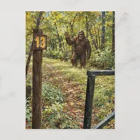 Sasquatch Waves From Trail 13 Postcard