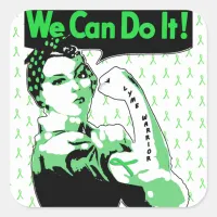 We Can Do It, Lyme Disease Warrior Sticker