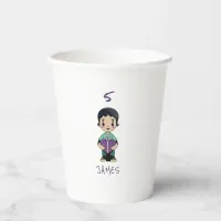 Cute Boy Kiss Paper Cups