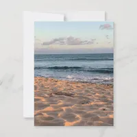 Blank Coastal Beach surf sun sand Postcard