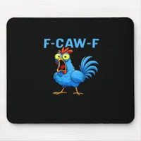 F-Caw-F Graphic Gear Creative Design Mouse Pad