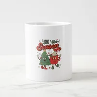 Vintage Christmas Tis The Season Christmas Tree Co Giant Coffee Mug
