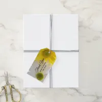 Yellow and White Daisies Wedding Favor Tags