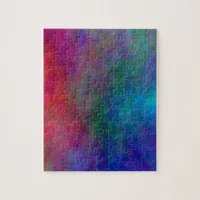 Colorful digital abstract jigsaw puzzle
