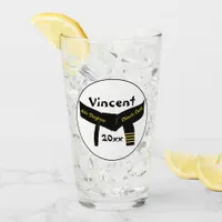 Martial Arts Fourth Degree Black Belt Glass