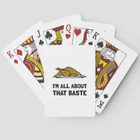 All About That Baste Fitted Modern Style Poker Cards