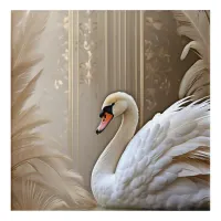 *~* Close Up White Swan SC1 Soft Acrylic Print