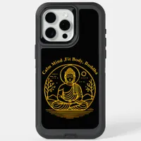 Gold Looking Buddha Seated in Serene Meditation iPhone 15 Pro Max Case