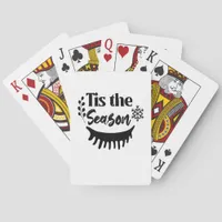 Tis The Season Classic Aesthetic Casual Poker Cards
