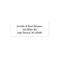 Personalized Return Address Self-inking Stamp