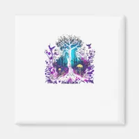 Fey Gothic Emo Goblincore Aesthetic  Forest Graphi Magnet