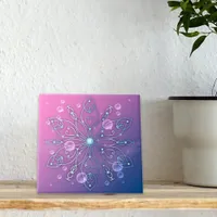 Underwater Shiny Elegant Luxurious Royal Mandala  Ceramic Tile