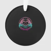 Heart Sign Skeleton Hand - Spooky Skeleton Hallowe Ornament