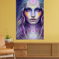 Harmonic Equilibrium 11 Digital AI Art Painting Poster