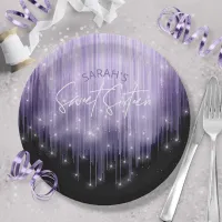 Cascading Lights Sweet 16 Violet ID790 Paper Plates